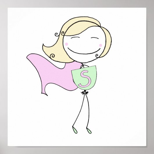 Super Girl Blonde Poster (Voorkant)