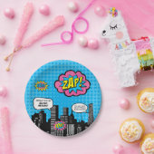 Super Girl-Bord Papieren Bordje (Feest)