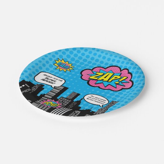 Super Girl-Bord Papieren Bordje (Gekanteld)