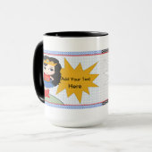 Super Girl Coffee-Mok Mok (Voorkant links)