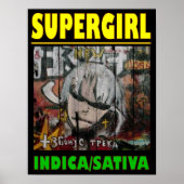 SUPER GIRL INDICA SATIVA POSTER (Voorkant)