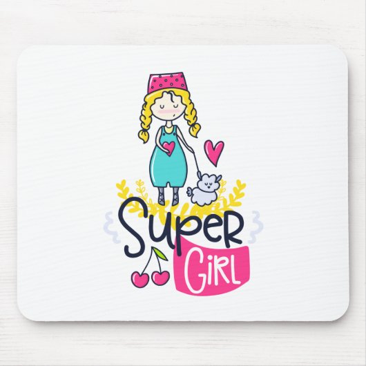 Super Girl Muismat (Voorkant)