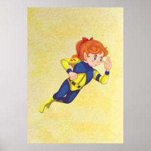 Super Girl Power Poster - Leuke Kinder Fabriek