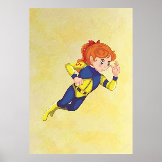 Super Girl Power Poster - Leuke Kinder Fabriek (Voorkant)