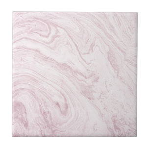 Super Girly PINK Marble Abstract Art Swirl! Tegeltje