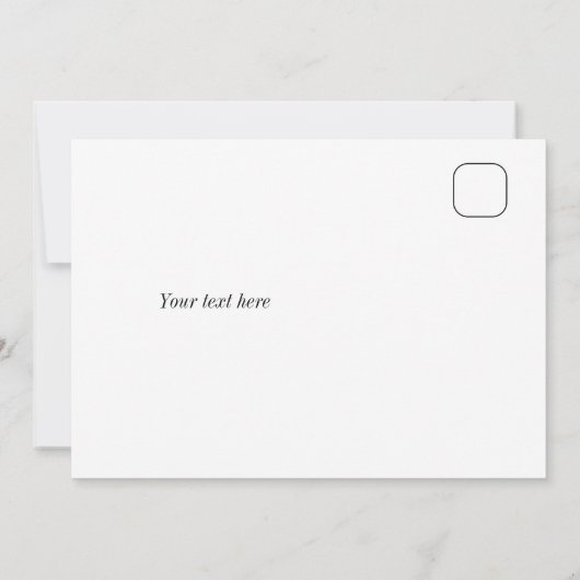 Super glamoureuze glittery bruiloft dank u kaart (Achterkant)