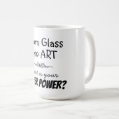 Super Glas Kunstenaar Mok (Voorkant rechts)
