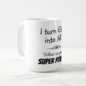 Super Glas Kunstenaar Mok (Voorkant links)