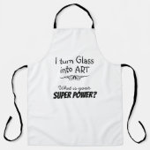Super Glass Artist Apron Schort (Voorkant)