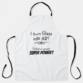 Super Glass Artist Apron Schort