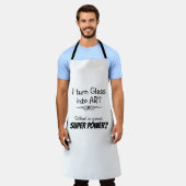 Super Glass Artist Apron Schort (Gedragen)