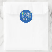 Super Gluten Free Boy Ronde Sticker (Tas)