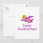 Super Godmoeder (Ppl) Briefkaart (Voorkant / Achterkant)
