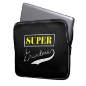 Super Grandma Electronics Bag Laptop Sleeve (Voorkant Links)