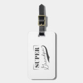 Super Grandpa Bagagelabel (Voorkant verticaal)