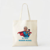 Super Grandpa-Canvas tas (Voorkant)