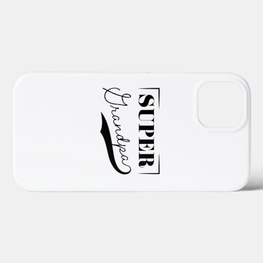 Super Grandpa Case-Mate iPhone Case (Achterkant (horizontaal))