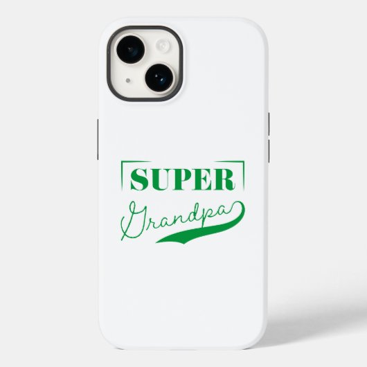 Super Grandpa Case-Mate iPhone Case (Achterkant)