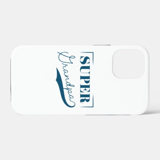 Super Grandpa Case-Mate iPhone Case (Achterkant (horizontaal))