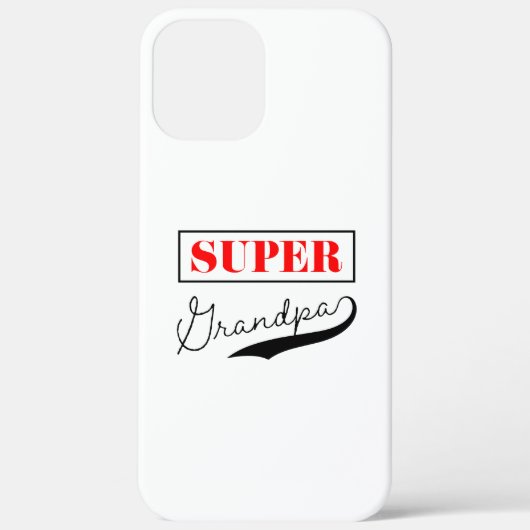 Super Grandpa Case-Mate iPhone Case (Achterkant)