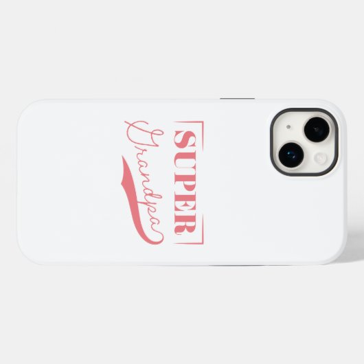 Super Grandpa Case-Mate iPhone Case (Achterkant (horizontaal))