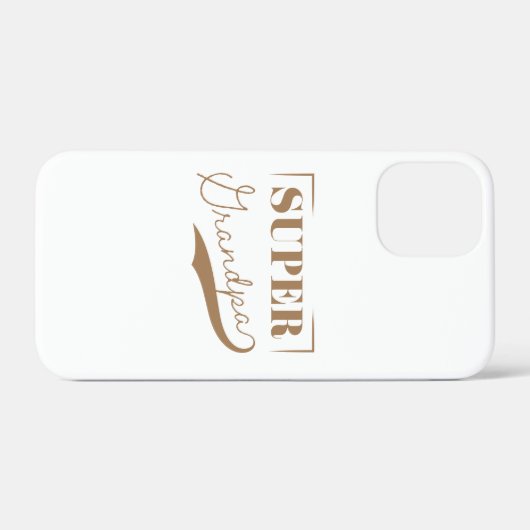 Super Grandpa Case-Mate iPhone Case (Achterkant (horizontaal))