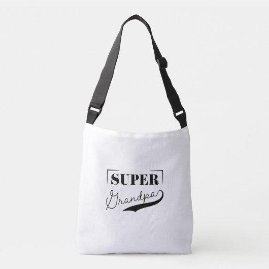 Super Grandpa Crossbody Tas (Voorkant)