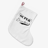 Super Grandpa Grote Kerstsok (Voorkant (Hangend))