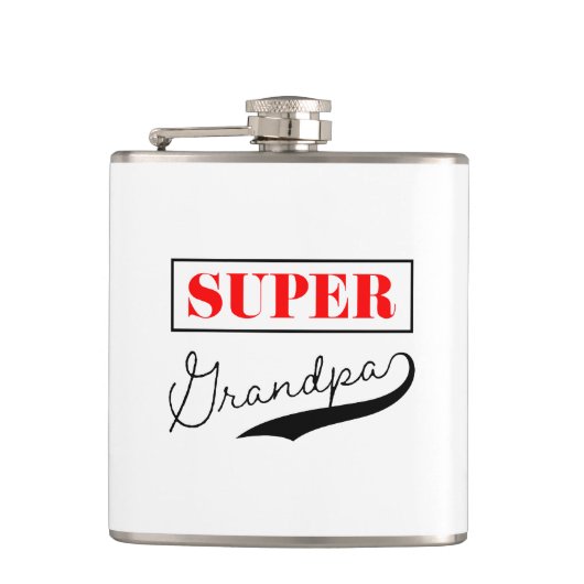 Super Grandpa Heupfles (Voorkant)