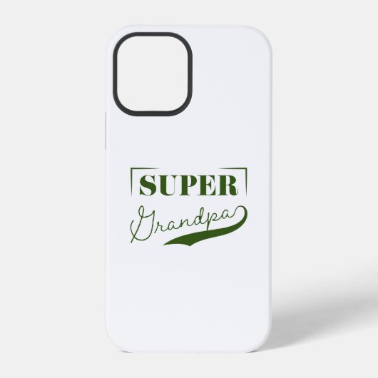 Super Grandpa iPhone Hoesje (Achterkant)
