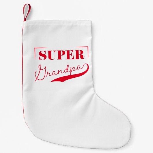 Super Grandpa Kleine Kerstsok (Voorkant)