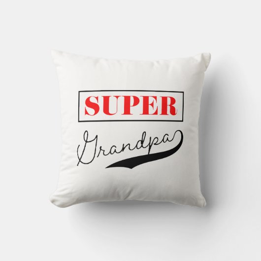 Super Grandpa Kussen (Voorkant)