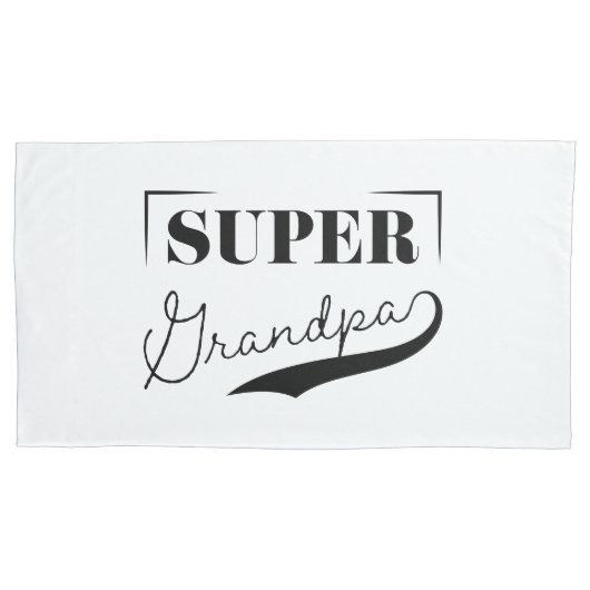 Super Grandpa Kussensloop (Voorkant-Links)