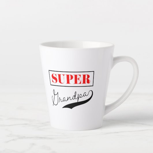 Super Grandpa Latte Mok (Rechts)