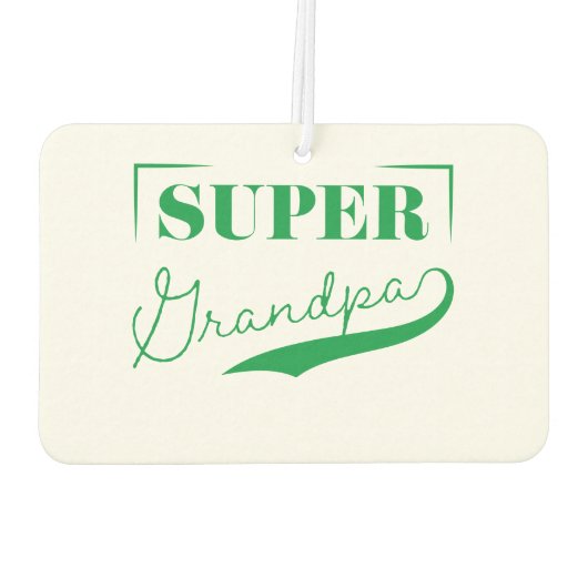 Super Grandpa Luchtverfrisser (Achterkant)