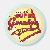 Super Grandpa magneet (Voorkant)