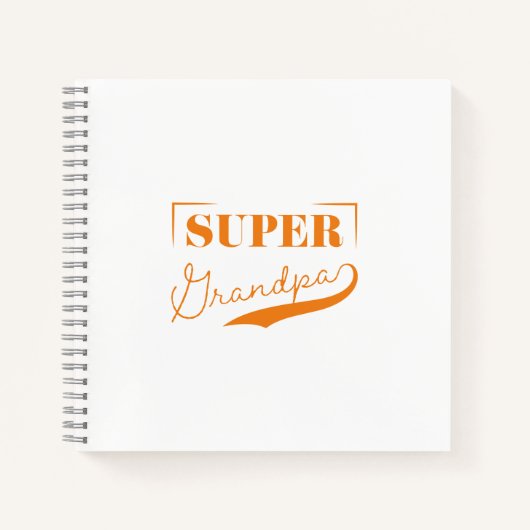Super Grandpa Notitieboek (Voorkant)