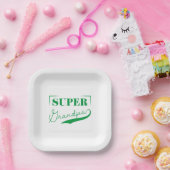 Super Grandpa Papieren Bordje (Feest)