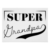 Super Grandpa Perfect Poster (Voorkant)