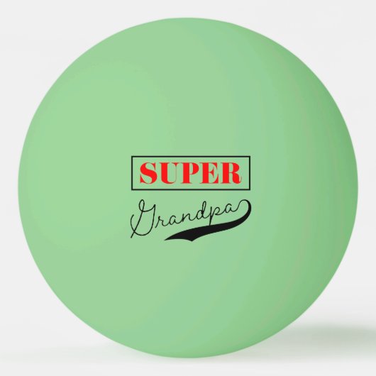 Super Grandpa Pingpongbal (Voorkant)