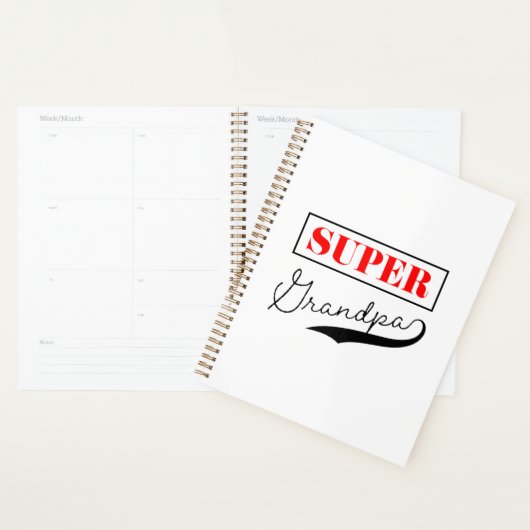 Super Grandpa Planner (Display)