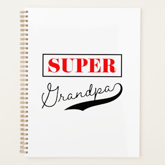Super Grandpa Planner (Voorkant)