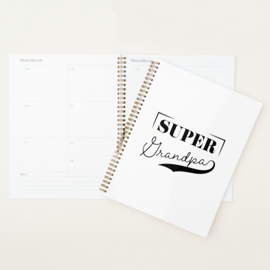 Super Grandpa Planner (Display)