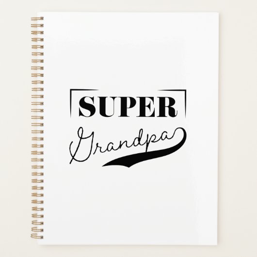 Super Grandpa Planner (Voorkant)