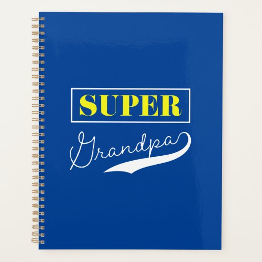 Super Grandpa Planner (Voorkant)
