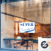 Super Grandpa Raamsticker (Cafe Raam)