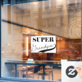 Super Grandpa Raamsticker (Cafe Raam)