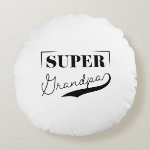 Super Grandpa Rond Kussen