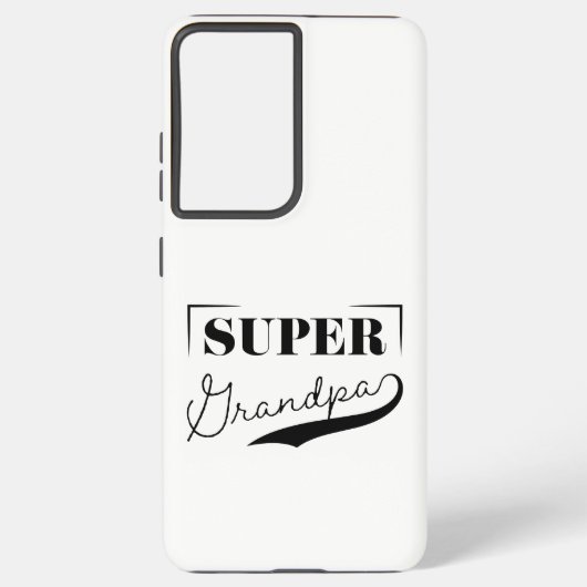 Super Grandpa Samsung Galaxy Hoesje (Achterkant)