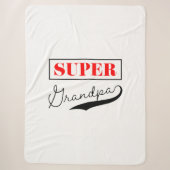 Super Grandpa Sherpa Deken (Voorkant)